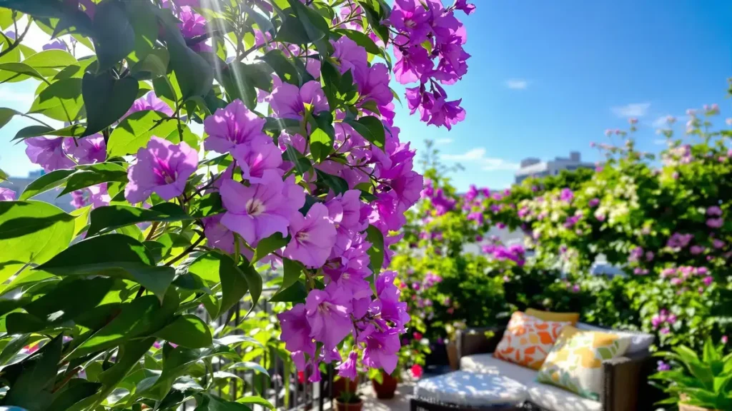 Ontdek de paarse bloemplant die uw balkons vanaf mei zal verfraaien en uw hete zomerdagen zal verfrissen